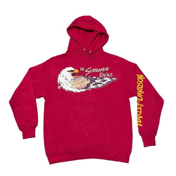 Harley-Davidson Other - Vintage 80s Harley-Davidson Hoodie Sweatshirt